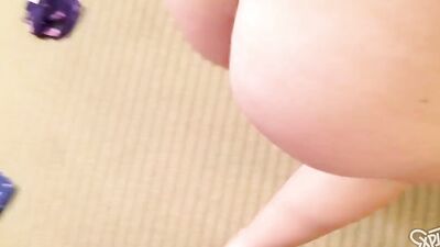 POV tit squeezing made the amateur hunk super stiff and craving sex