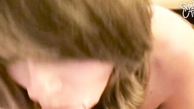 POV tit squeezing made the amateur hunk super stiff and craving sex