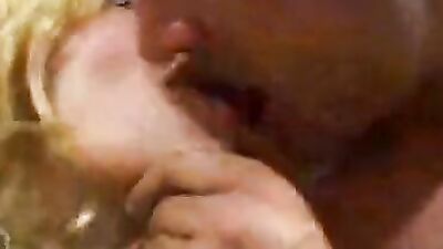 Randy blonde and her partner have hardcore sex in a supermarket