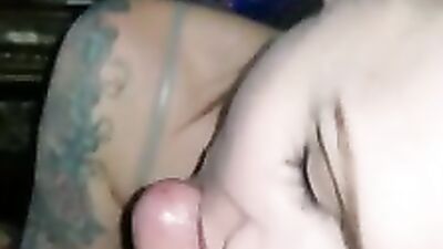 POV amateur harlot has her lips wrapped around the cock