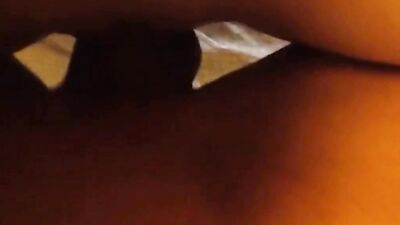 POV amateur gal takes the stiff dick up her freshly shaved twat