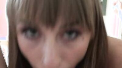 Close-up on the ecstatic face of an amateur wife while she's fucked