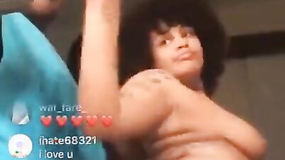 X0pinkprincess Naked on Instagram Live