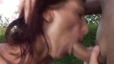 Redhead MILF Myra Drinks A Big Glass Of Cum