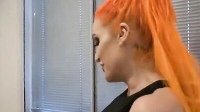 Orange-haired slut is about to get the limits of her body tested